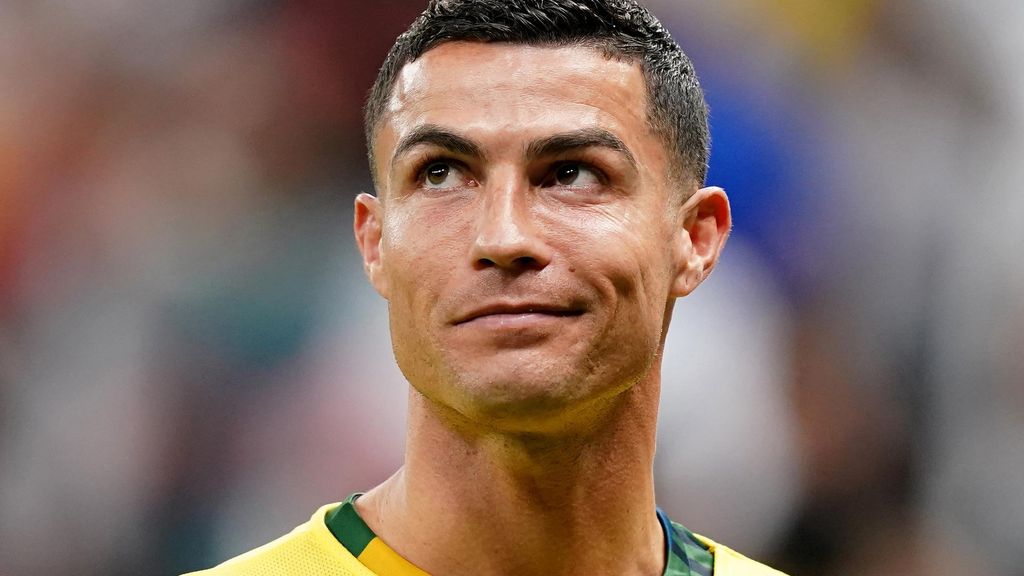 El delantero portugués Cristiano Ronaldo en el pasado Mundial de fútbol de Qatar 2022.