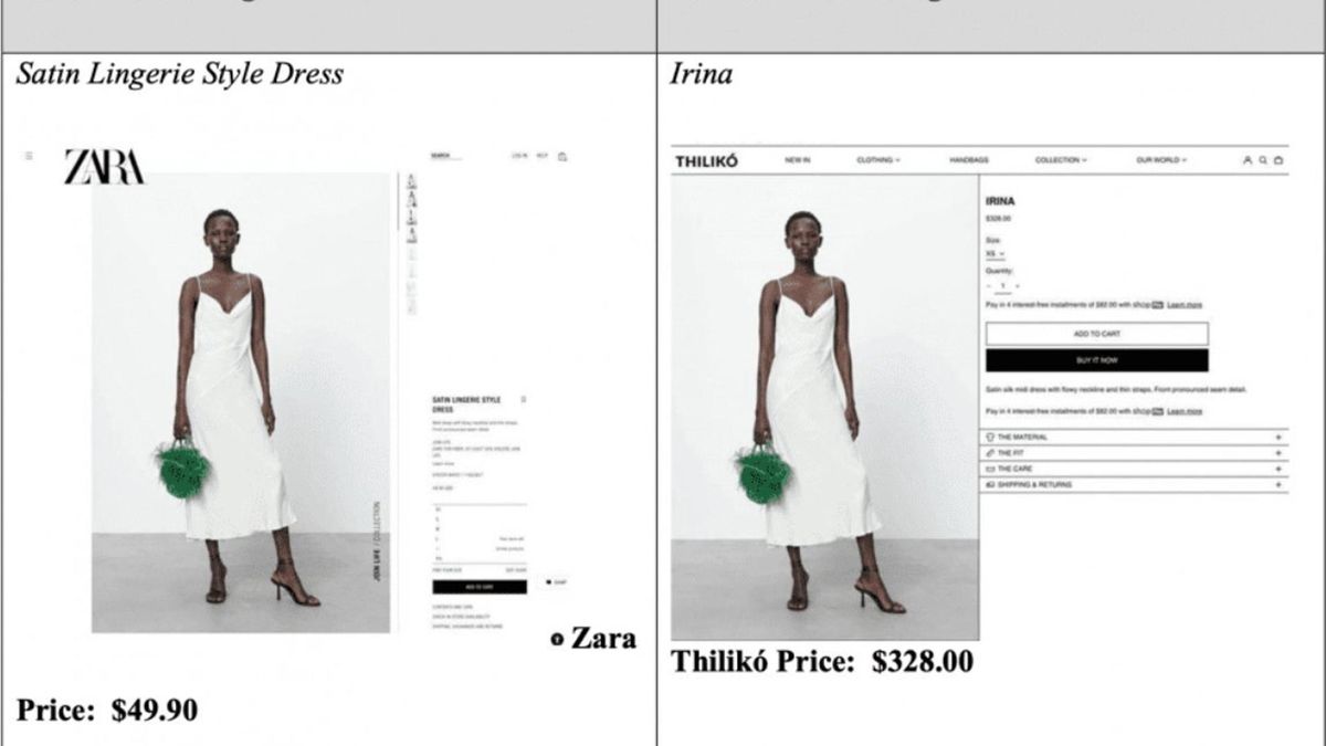 Zara denuncia a una empresa estadounidense por vender su ropa como propia a precios 'exorbitados'