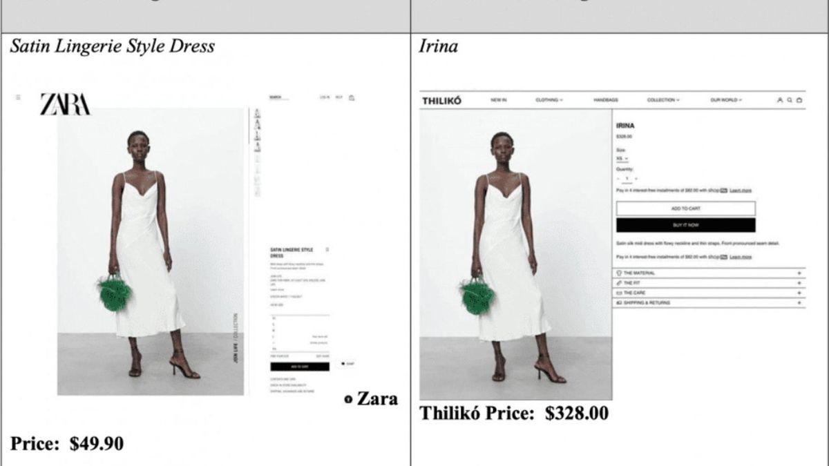 Zara denuncia a una empresa estadounidense por vender su ropa como propia a precios 'exorbitados' Zara denuncia a una empresa estadounidense por vender su ropa como propia a precios 'exorbitados'