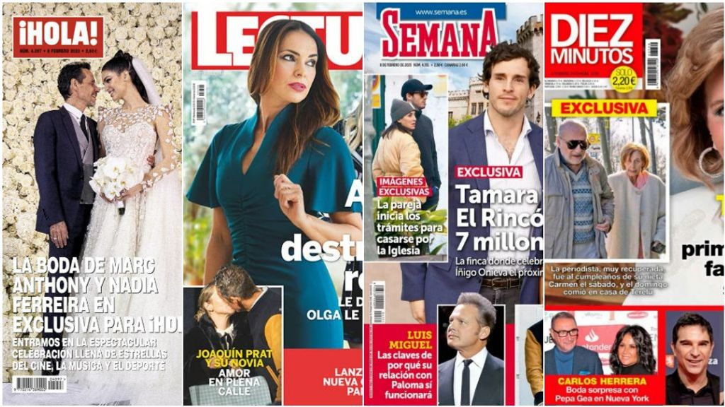 Las portadas de las revistas del corazón del 1 de febrero de 2023