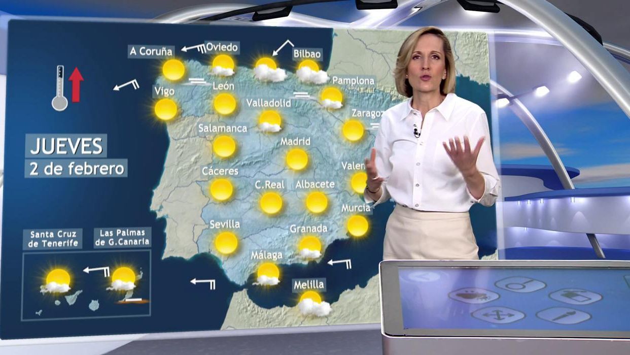 Las temperaturas superarán los 15 grados en zonas de España el jueves