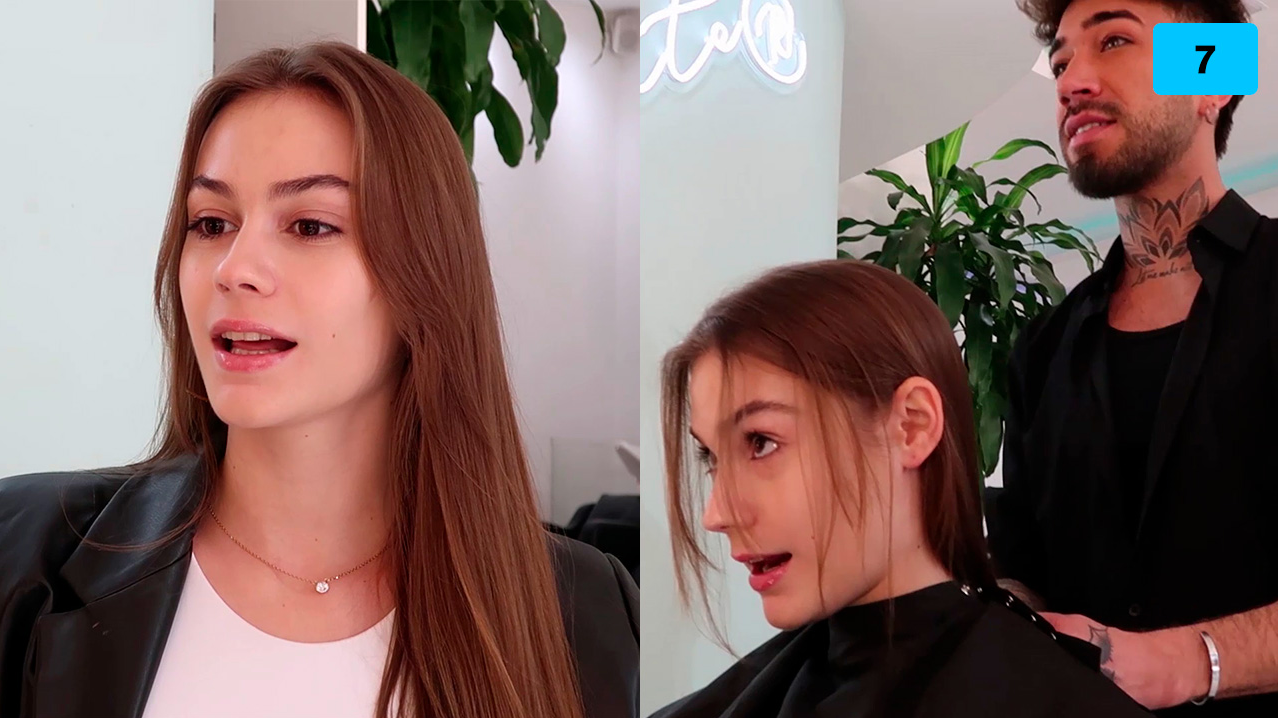 Nadia Jémez se somete a un cambio de look para donar todo su pelo -  Pesadilla en el Paraíso