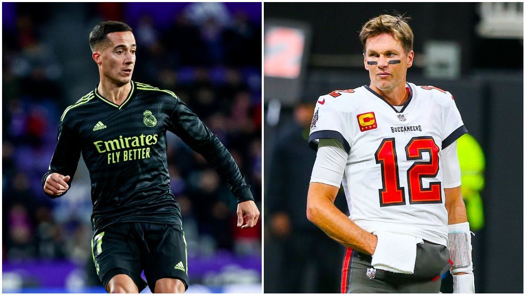 Lucas Vázquez y Tom Brady Lucas Vázquez y Tom Brady