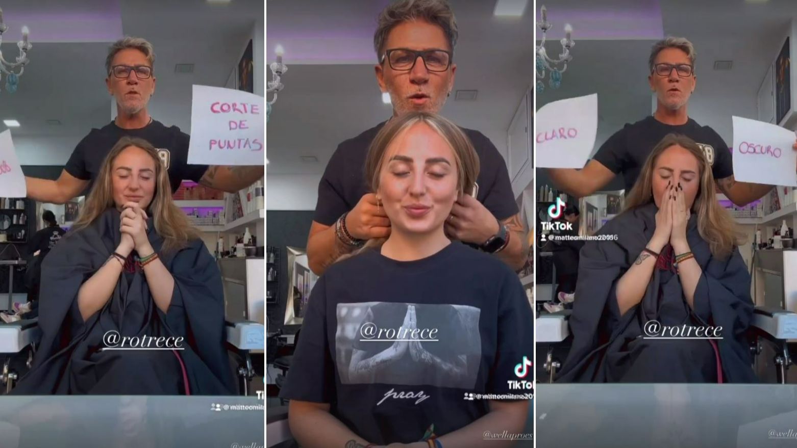 Rocío Flores se somete a un cambio de look radical a ciegas Rocío Flores se somete a un cambio de look radical a ciegas