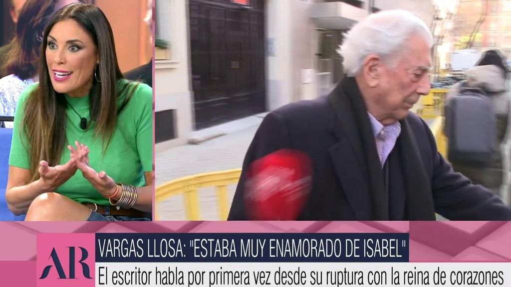 Mario Vargas Llosa se sincera al hablar sobre su relación con Isabel