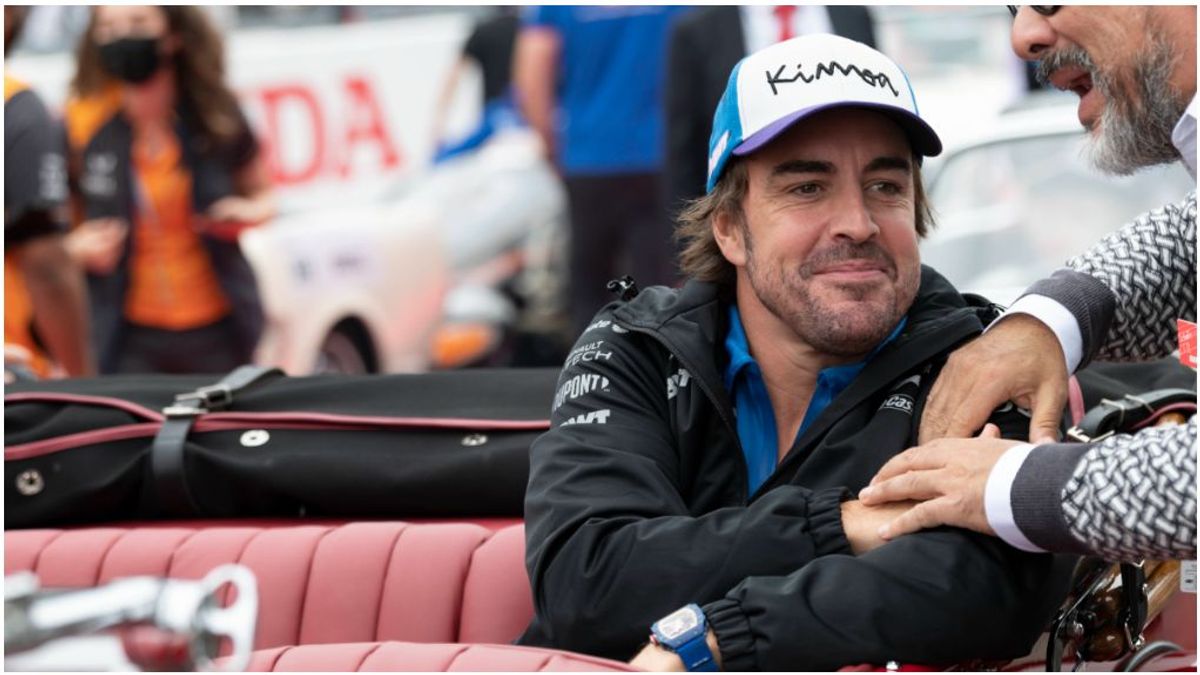 Fernando Alonso en un coche de Fórmula 1