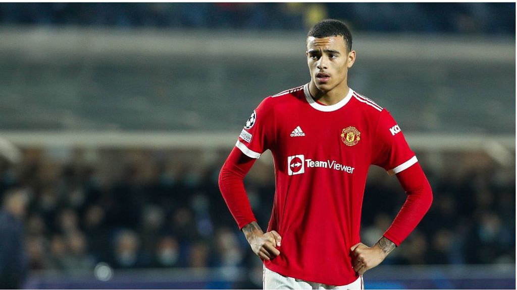 Greenwood durante un partido con el Manchester United