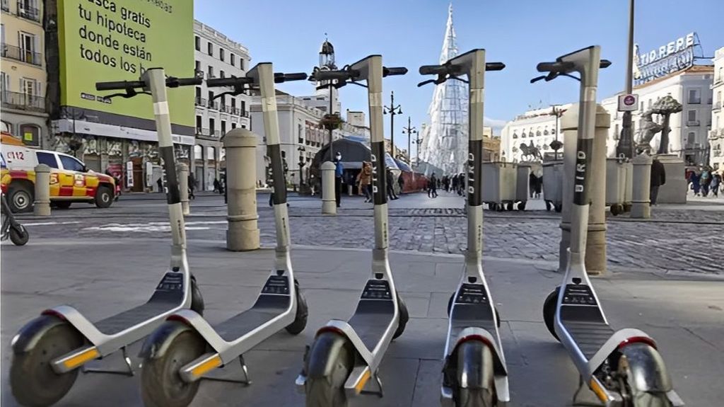 Madrid reducirá el número de patinetes eléctrico de alquiler