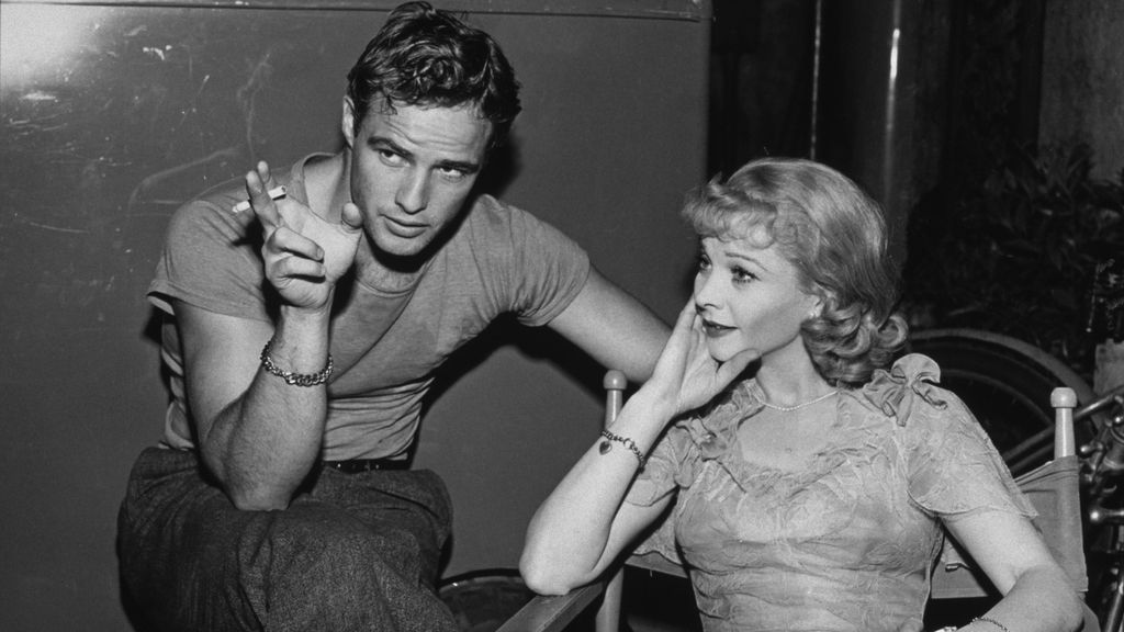 Marlon Brando y Vivien Leigh, en 1951