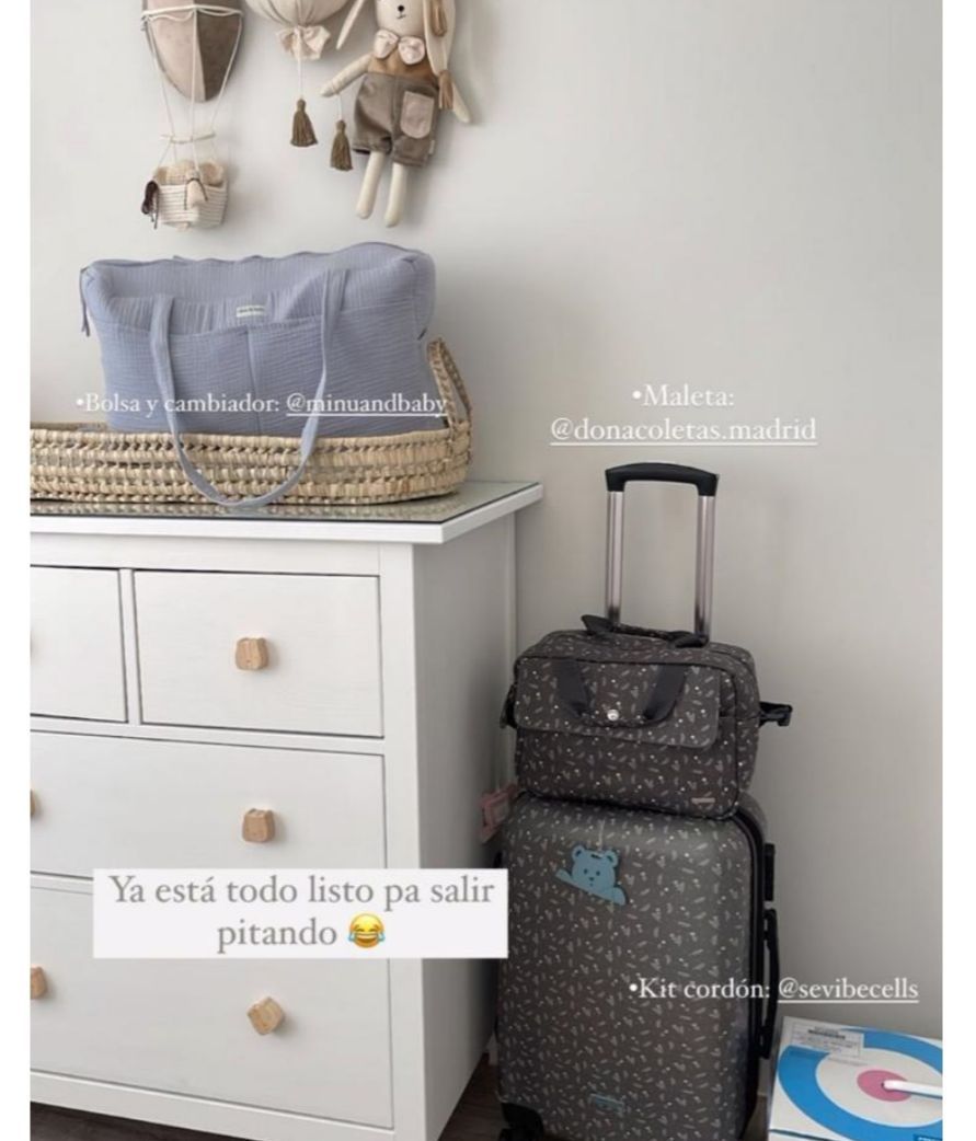 Noemí Salazar ya lo tiene todo listo y preparado para el nacimiento de su segundo hijo