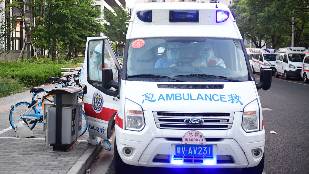 Ambulancia en China