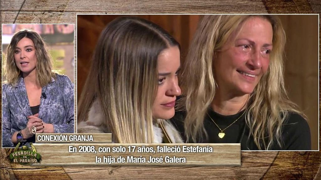 Sandra Barneda entona unas bonitas palabras en la despedida de madre e hija