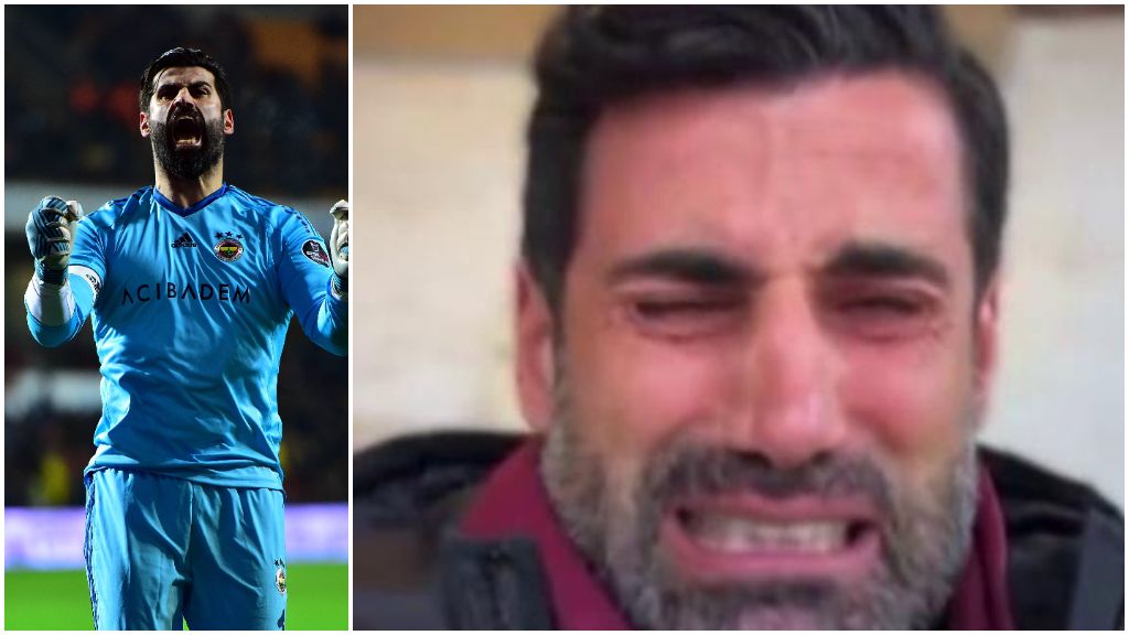 Las lágrimas de Volkan Demiral, ex portero turco, tras el terremoto: "Hay gente muriendo"