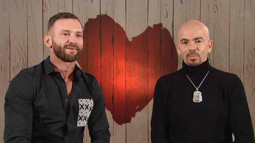 Luis y Carmelo durante su cita en 'First Dates'