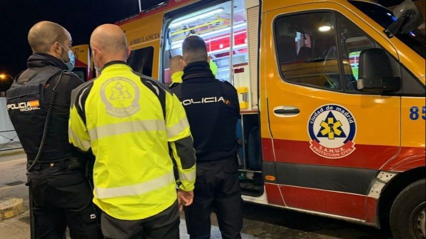 Samur y Policía Nacional