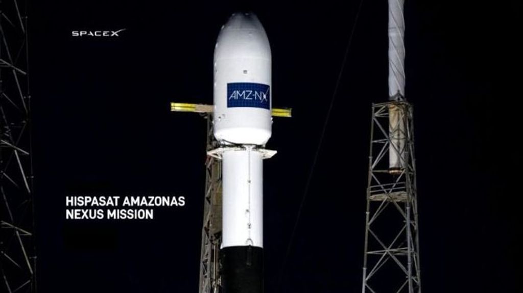 La española Hispasat lanza al espacio su último satélite, Amazonas Nexus