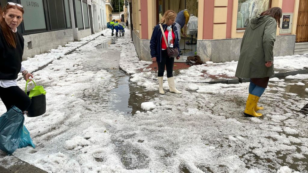 Granizada en Sanlúcar de Barrameda (Cádiz)