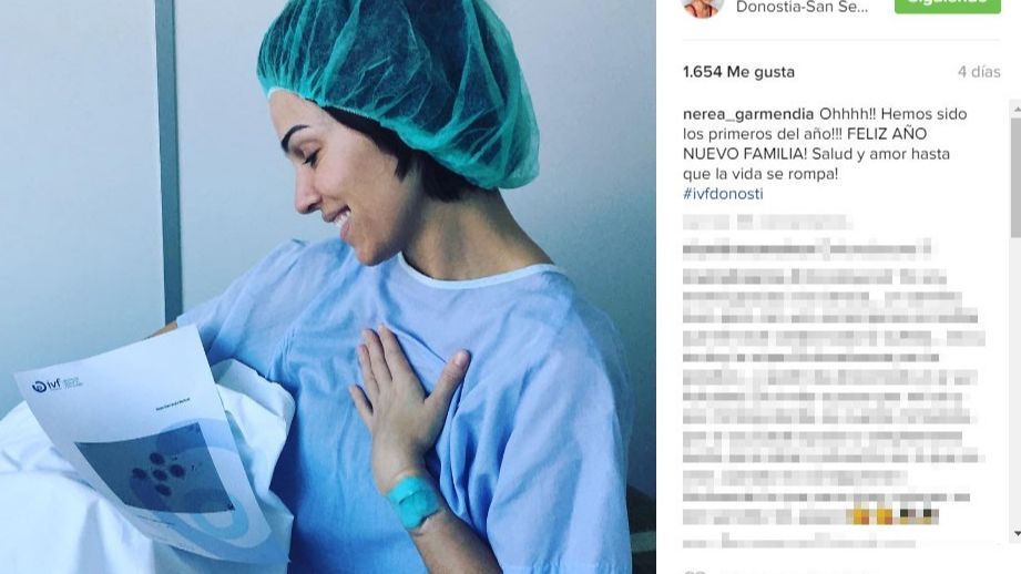 Nerea Garmendia sobresaltó a sus followers en 2017