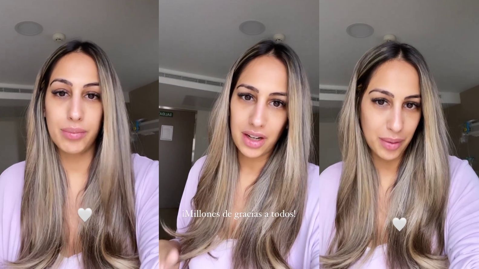 Primeras palabras de Noemí Salazar tras su parto por cesárea