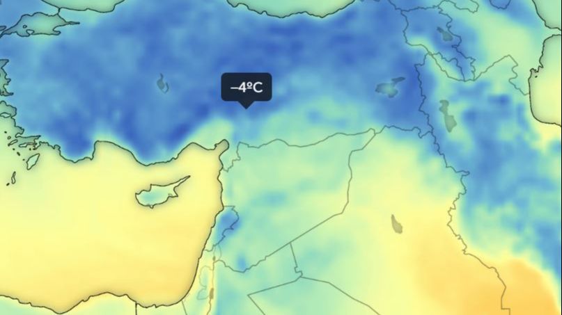 Temperatura la pasada noche en la zona afectada por los terremotos