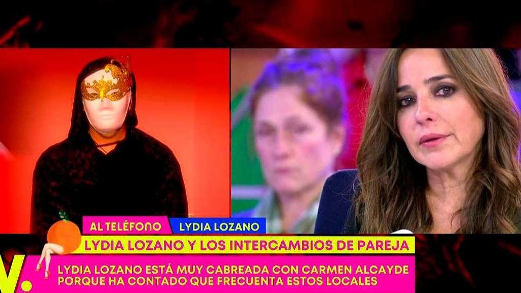 Lydia Lozano niega haber acudido a un local de intercambio de parejas