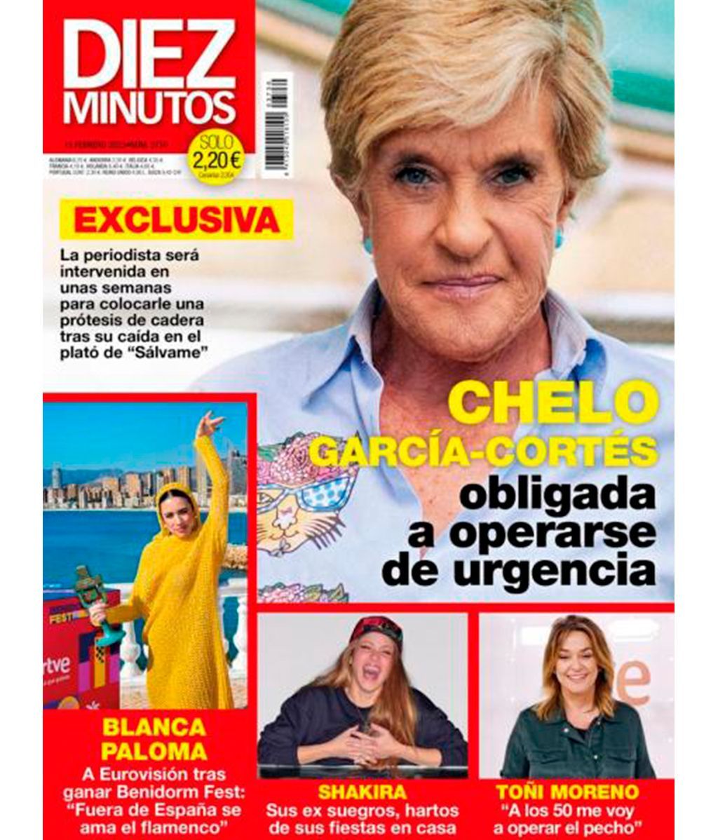 La portada de Diez Minutos del 8 de febrero de 2023