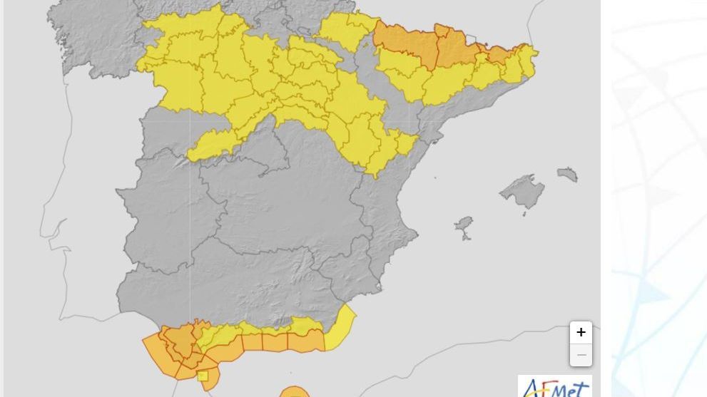 Alertas por frío, viento fuerte y riesgo costero para el viernes 10