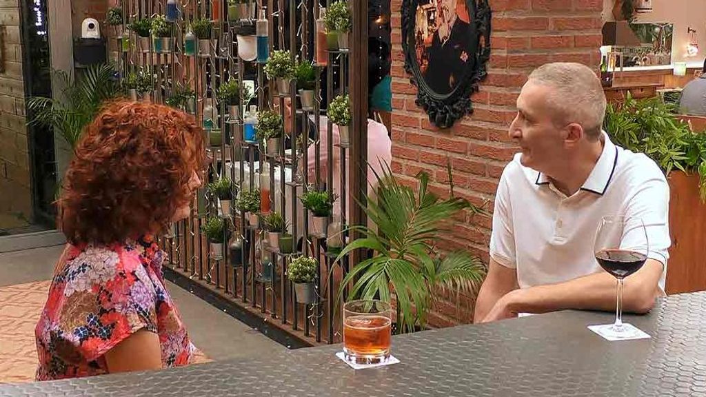 Ángel y María durante su cita en 'First Dates'