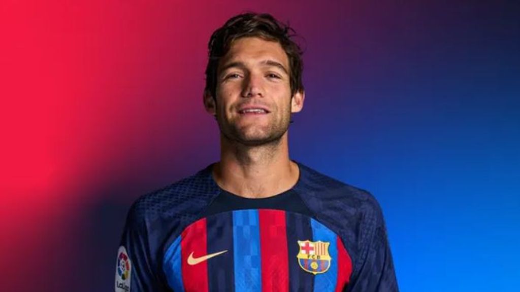 El jugador del Barcelona Marcos Alonso