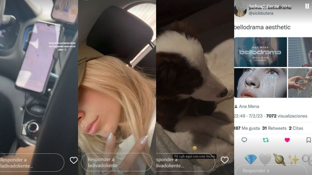 Historias de Instagram de Ana Mena