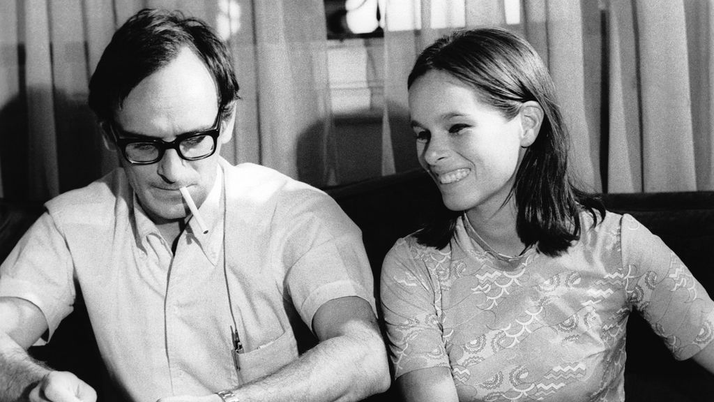 Carlos Saura y Geraldine Chaplin.