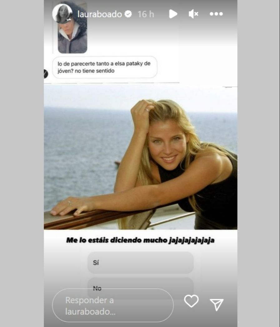 Laura Boado revela que le dicen que se parece a Elsa Pataky