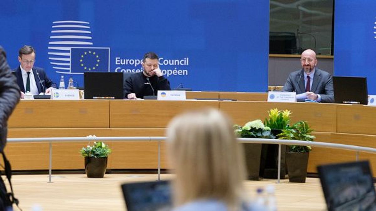 Zelenski en el Consejo Europeo