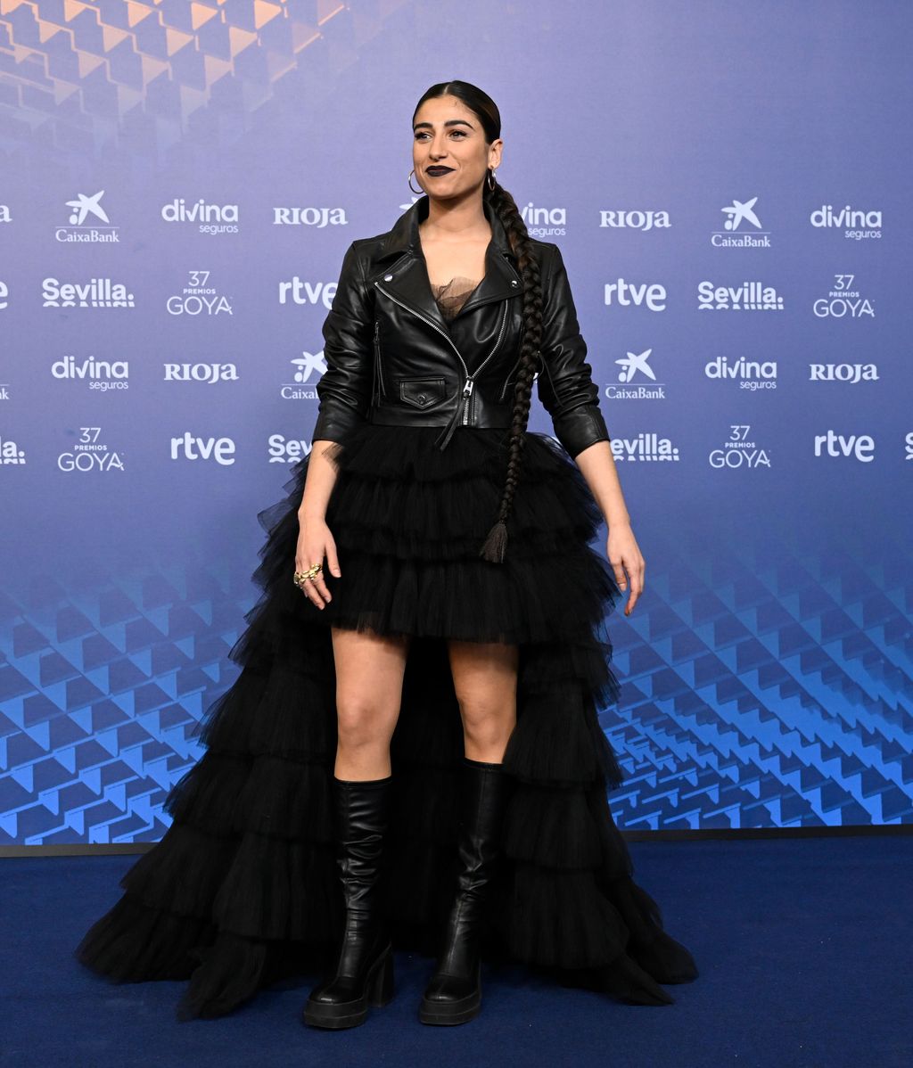 Carolina Yuste, en la alfombra roja de los Premios Goya 2023