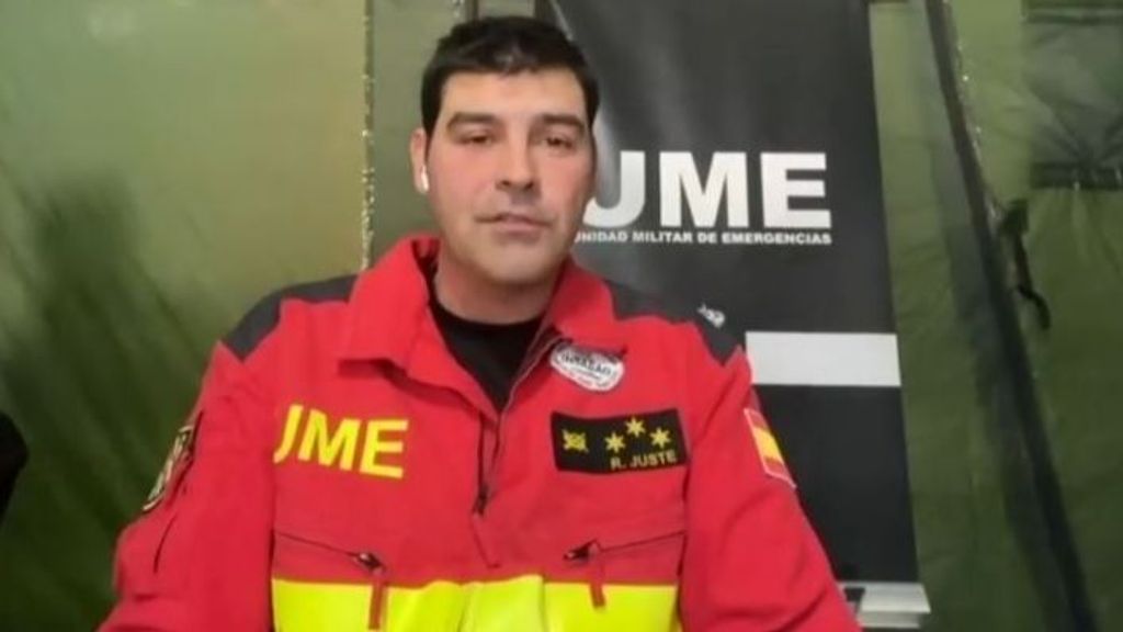 El capitán Juste de la UME narra la emoción tras un rescate in extremis bajo los escombros