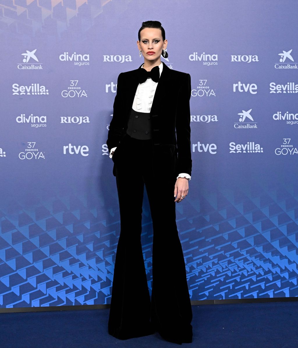 Milena Smit, en la alfombra roja de los Premios Goya 2023