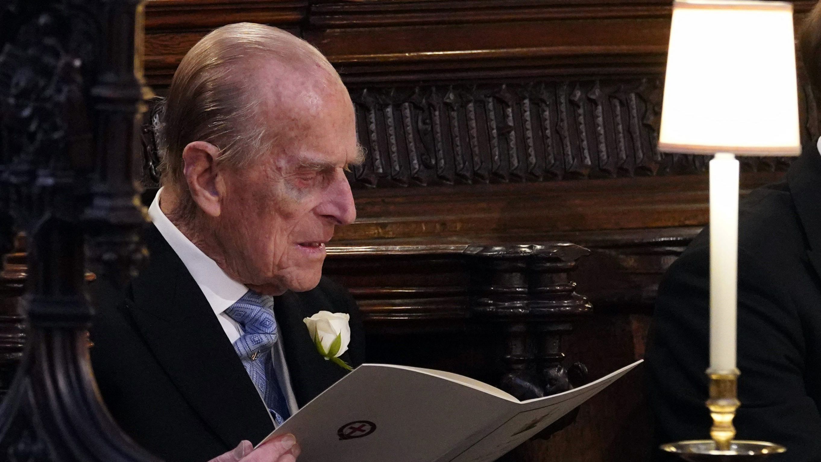 El duque de Edimburgo en la boda de Enrique y Meghan. FUENTE: Cordonpress