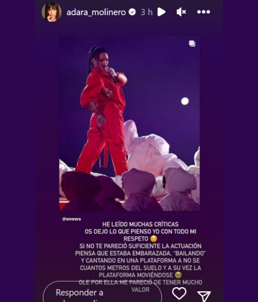 Adara Molinero defiende a Rihanna