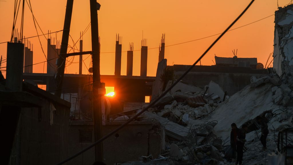 Destrucción en el noroeste de Siria