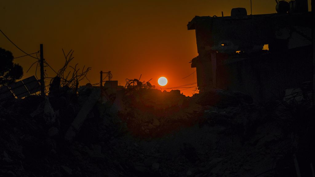 Destrucción en Jindires, en el noroeste de Siria