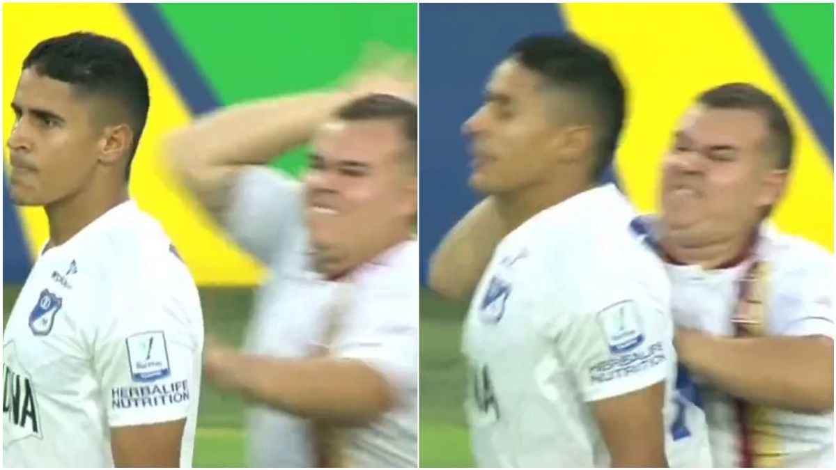 Un hincha agrede a un futbolista en Colombia, el jugador responde y acaba expulsado: el club se negó a jugar