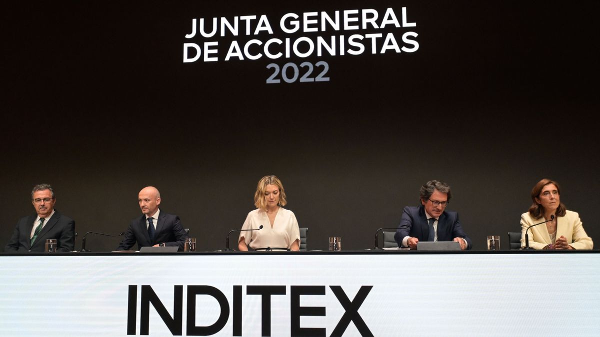 Arteixo. A Coruña
Junta xeral de accionistas de Inditex
Marta Ortega Pérez 
Óscar García Maceiras
12/07/2022
Foto: M. Dylan / Europa Press
