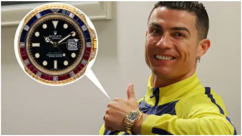 Cristiano Ronaldo y su nuevo reloj