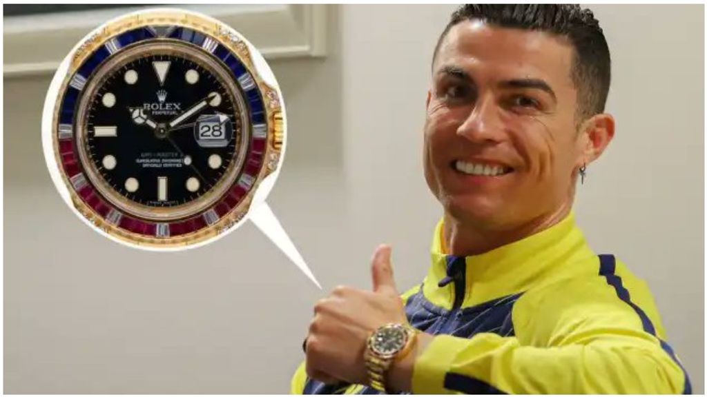 Cristiano Ronaldo y su nuevo reloj