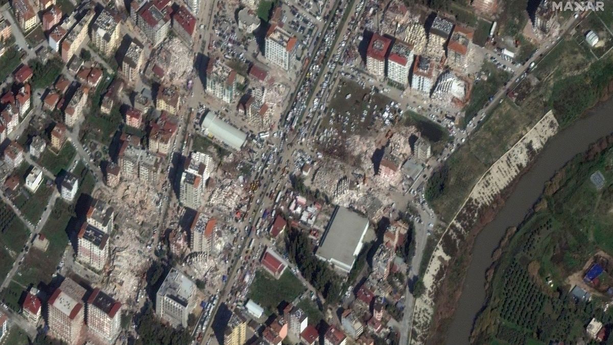 Imagen aérea del desastre en Turquía