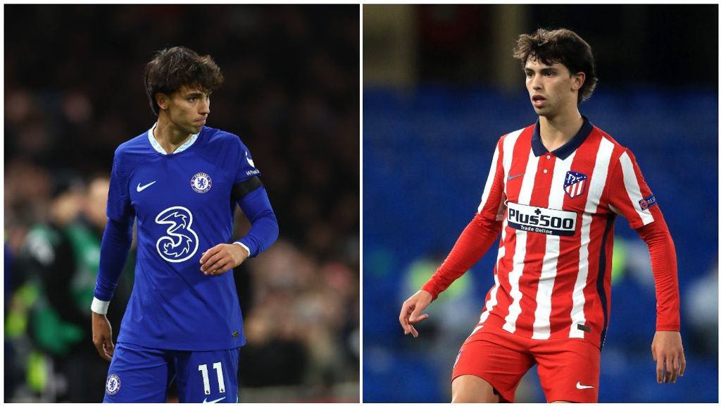 Joao con el Chelsea y con el Atlético de Madrid