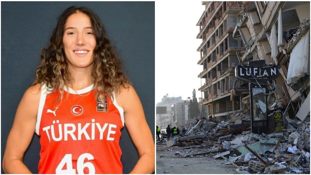 Muere Nilay Aydogan, jugadora turca de baloncesto: fue encontrada bajo los escombros del terremoto