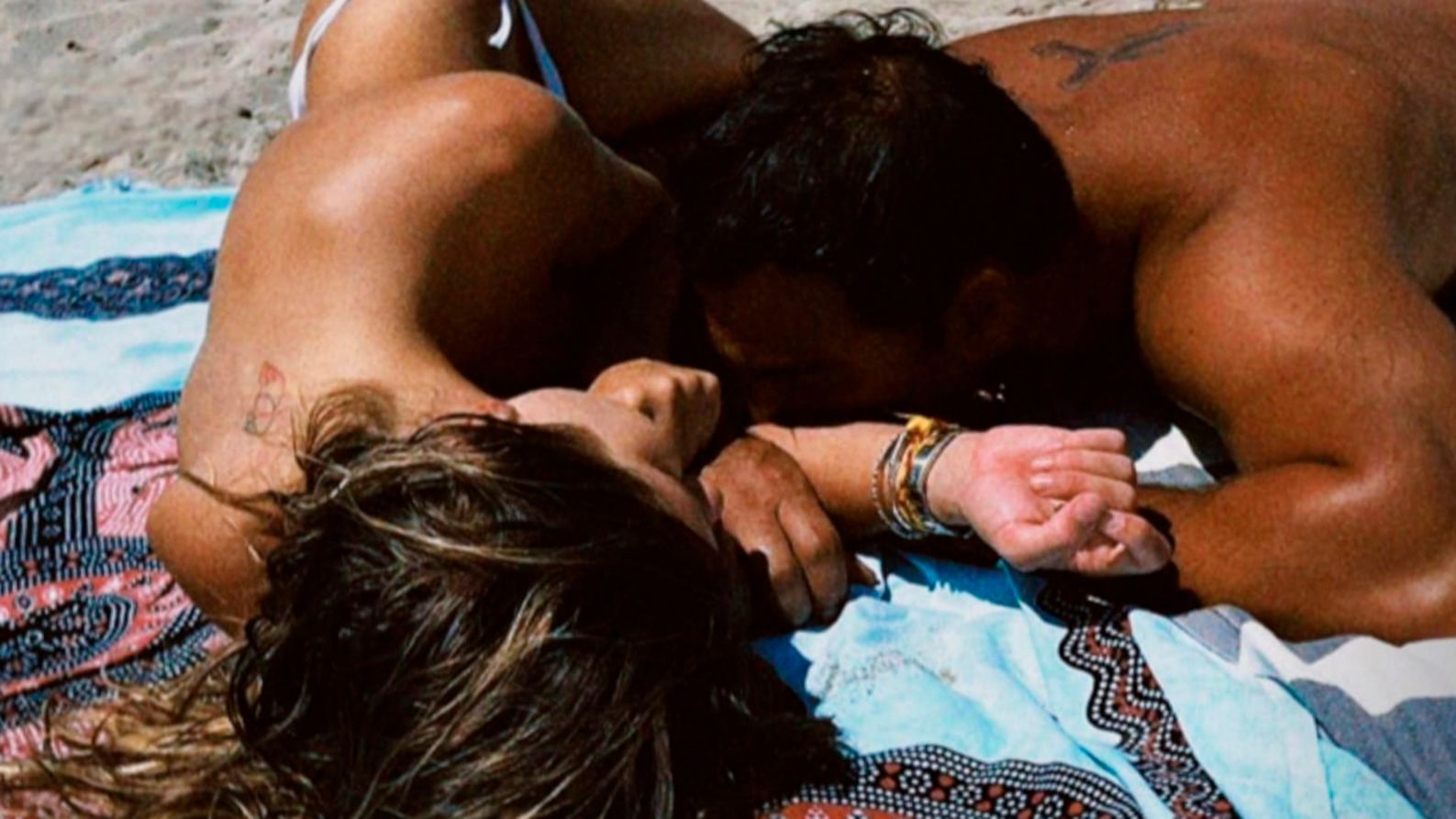 Anita Matamoros junto a su novio, Nacho Santandreu