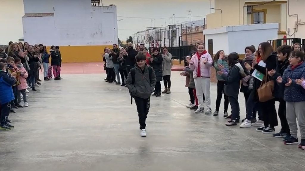 Antonio, el niño herido en la cabalgata de reyes de Marchena