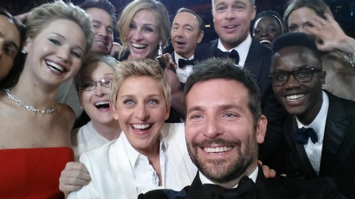 Ellen DeGeneres consiguió un selfie histórico en 2014